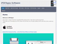 Tablet Screenshot of ipdfapps.com